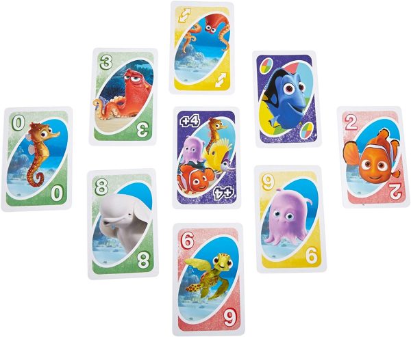 Mattel UNO: Finding Dory - Card Game, 2-10 Players, 7+ - Image 2