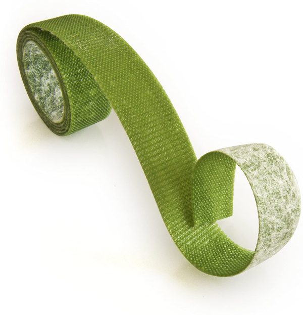 VELCRO Brand VEL-30071-USA ONE-WRAP Garden Ties | Plant Supports for Effective Growing | Strong Grips are Reusable and Adjustable | Cut-to-Length, 50 ft x 1/2 in, Green-Recycled Plastic - Image 4