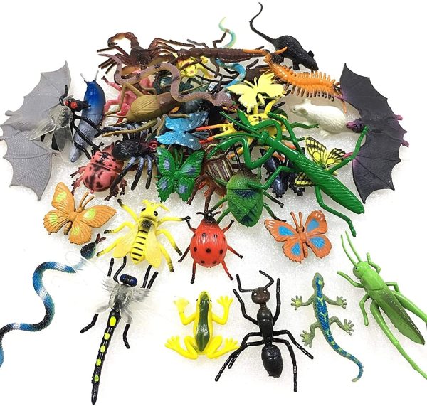 Pack Fake Bugs Mini Realistic Insects Toys for Kids Toddler Children's Birthday Gift Halloween Easter Treats Bugs Insects Goody Bag Filler - Image 7