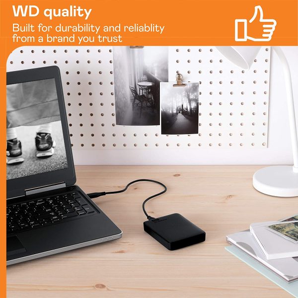 WD 5TB Elements Portable External Hard Drive, USB 3.0 - WDBU6Y0050BBK-WESN,Black - Image 4