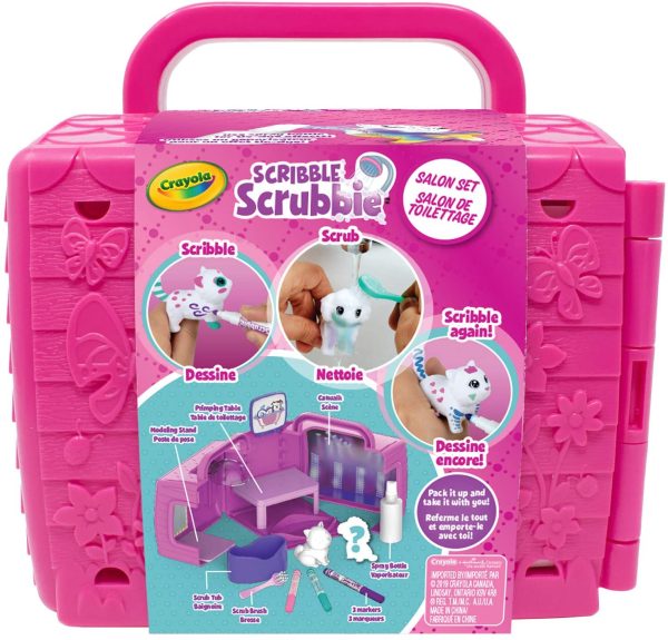 Crayola  Scribble Scrubbie Pets, Beauty Salon, Holiday Toys, Washable, Reusable, Collection, Gift for Boys and Girls, Kids, Ages 3,4, 5, 6 and Up, Stocking , Arts and Crafts, Gifting - Image 5