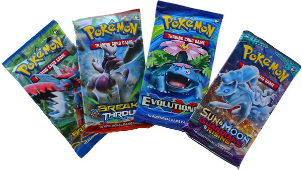 Pokemon TCG: 4 Booster Packs ?C 40 Cards Total| Value Pack Includes 4 Blister Packs of Random Cards | 100% Authentic Branded Pokemon Expansion Packs