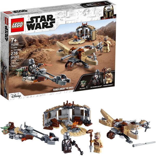 LEGO Star Wars: The Mandalorian Trouble on Tatooine 75299 Awesome Toy Building Kit for Kids Featuring The Child, New 2021 (277 Pieces) - Image 2