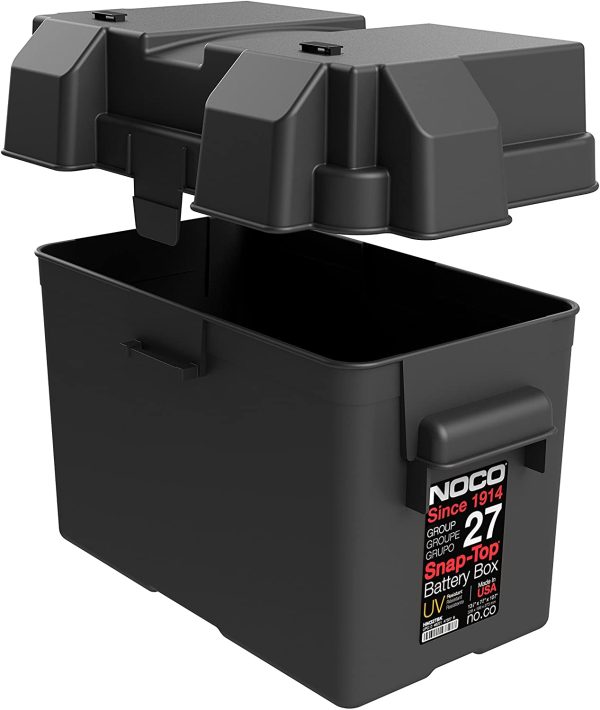 NOCO HM327BKS Group 27 Snap-Top Battery Box for Automotive, Marine and RV Batteries - Image 3