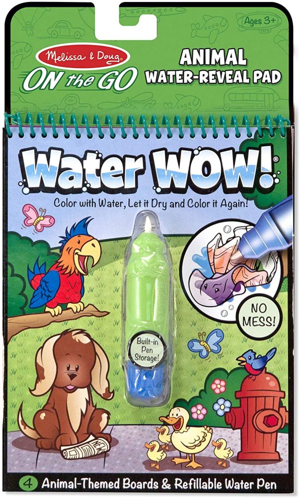 Melissa & Doug On The Go Water Wow! Reusable Water-Reveal Activity Pad - Animals - Image 8