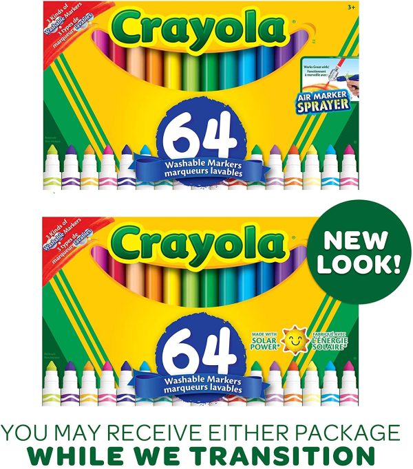 Crayola 64 ct. Ultra-Clean Washable