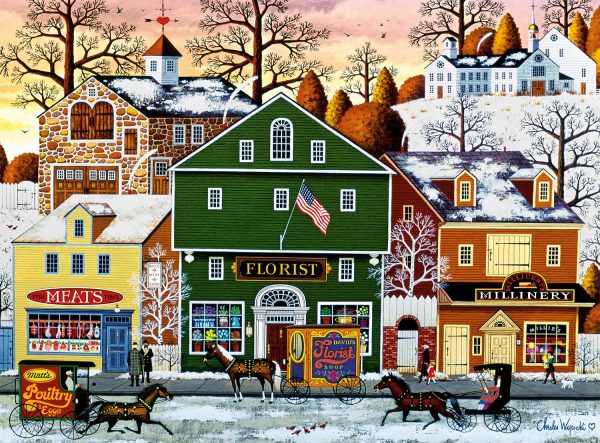 Buffalo Games - Charles Wysocki - Meats, Flowers, Hats - 1000 Piece Jigsaw Puzzle - Image 5