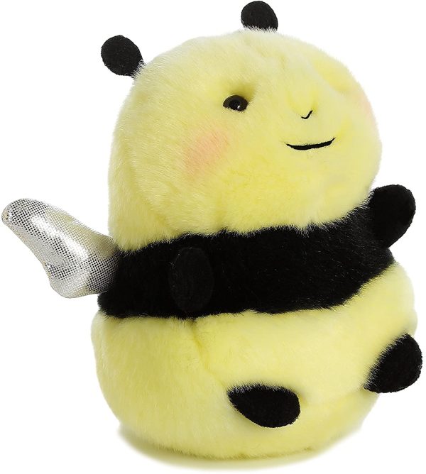 Aurora Bee Happy Rolly Pet Plush Stuffed Animal 5" - Image 2