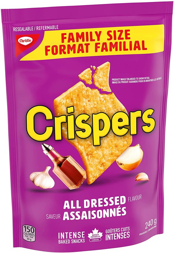 All Dressed Family Size Crackers, 240g - Image 4