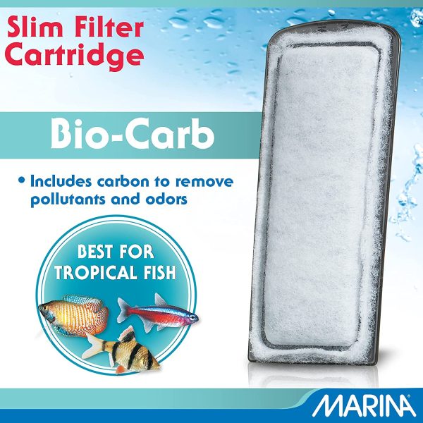 Marina A291 Slim Filter Carbon Plus Ceramic Cartridge, 3-Count, White - Image 5