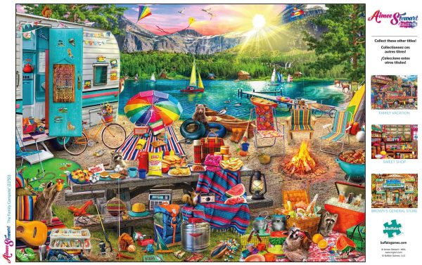 Buffalo Games  -Aimee Stewart-The Family Campsite-1000 Piece Jigsaw Puzzle - Image 5