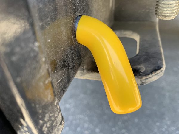 MaxxHaul 50565 3 Pack Trailer Hitch Pin & Clip with Rubber-Coated Vinyl Yellow Grip, 5/8" Diameter, Fits 2" Receiver - Image 3