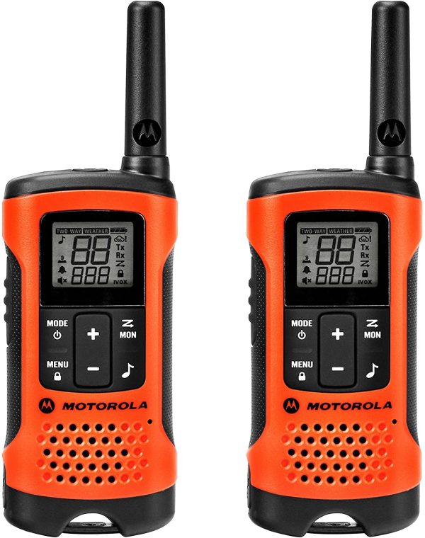 Motorola Talkabout T265 Rechargeable Two-Way Radio Bundle, Orange - Image 2