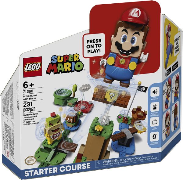 LEGO Super Mario Adventures with Mario Starter Course 71360 Building Kit, Interactive Set Featuring Mario, Bowser Jr. and Goomba Figures (231 Pieces) - Image 7