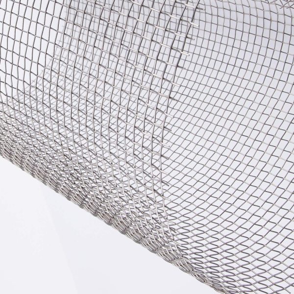 AIEX 304 Stainless Steel Woven Wire 5 Mesh for Air Ventilation Protecting Mesh Vent Metal Screens for Bugs and Rodents Metal Security Guard Garden Screen Cabinets, 12?? x24?? - Image 2