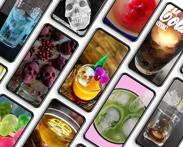 3D Skull Ice Mold Tray, Super Flexible High Grade Silicone Ice Cube Molds for Whiskey, Cocktails, Beverages, Iced Tea & Coffee, Black (Skull - Makes 4) - by - Image 7