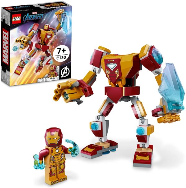 LEGO Marvel Iron Man Mech Armor 76203 Building Kit; Collectible Mech and Minifigure for Iron Man Fans Aged 7+ (130 Pieces) - Image 6