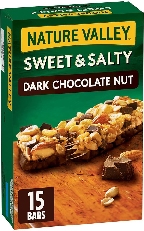 Sweet & Salty Dark Chocolate Nut Granola Bars, 15 Count - Image 5