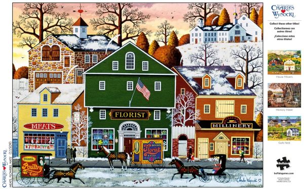 Buffalo Games - Charles Wysocki - Meats, Flowers, Hats - 1000 Piece Jigsaw Puzzle - Image 4