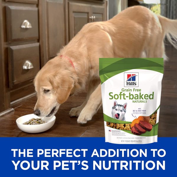 Hill's Grain Free Soft-Baked Naturals Dog Treats, with Beef & Sweet Potatoes, 8 oz bag - Image 3