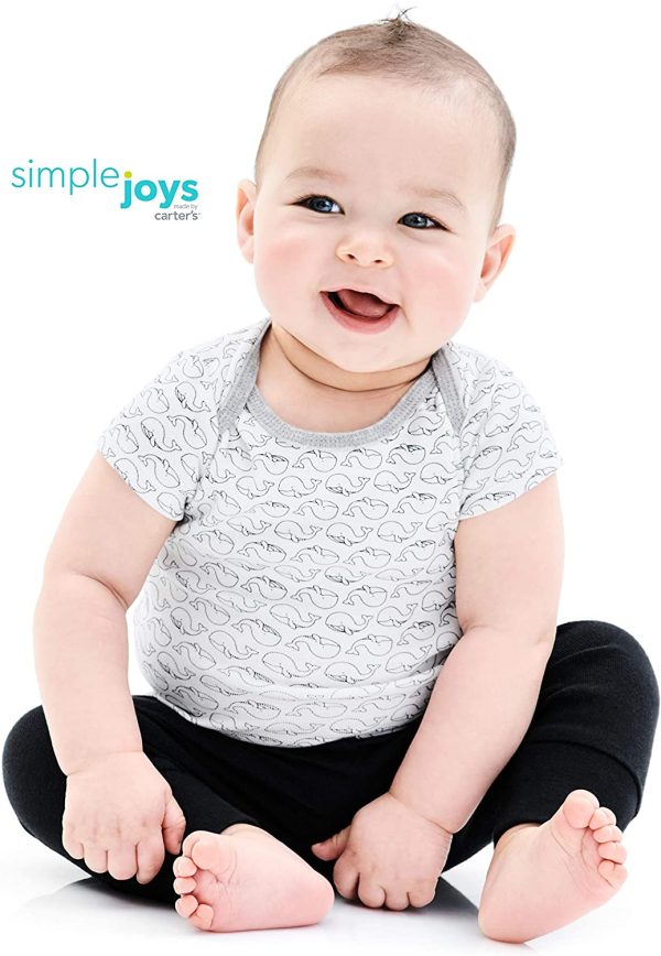 Simple Joys by Carter's Boys' 6-Pack Short-Sleeve Bodysuit