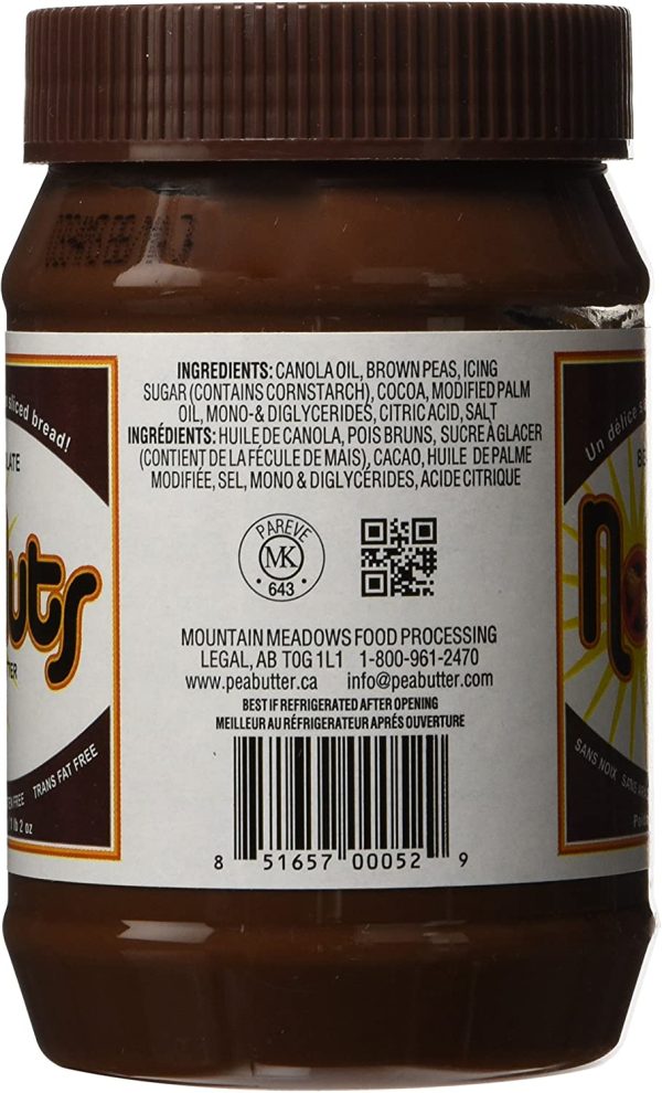 NoNuts Peabutter Chocolate Peabutter, 510-Gram - Image 6