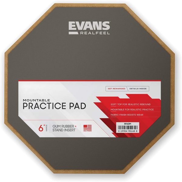 RealFeel by Evans Practice Pad, 6 Inch - Image 2