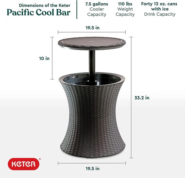 Keter Rattan Cool Bar - Image 4