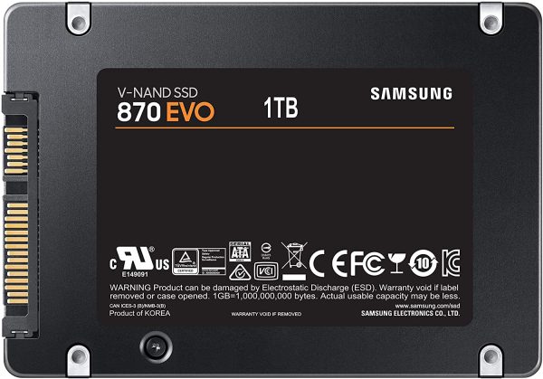 Samsung 870 EVO 1TB SATA 2.5" Internal SSD (MZ-77E1T0B/AM) [Canada Version] - Image 4