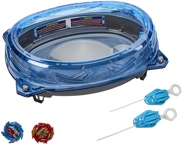 Beyblade Burst Surge Speedstorm Volt Knockout Battle Set ?C Complete Battle Game Set with Beystadium, 2 Battling Top Toys and 2 Launchers - Image 2