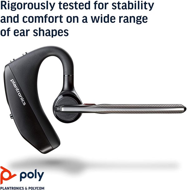 Plantronics - Voyager 5200 (Poly) - Bluetooth Over-the-Ear (Monaural) Headset - Compatible to connect to Cell Phones - Noise Canceling - Image 3