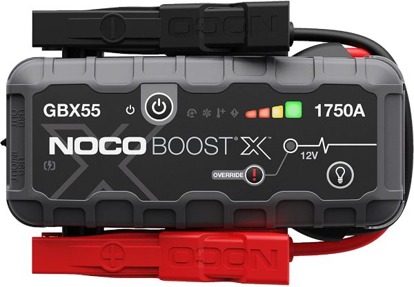 Boost X GBX55 1750A 12V UltraSafe Portable Lithium Jump Starter, Car Battery Booster Pack, USB-C Powerbank Charger, and Jumper Cables for Up to 7.5-Liter Gas and 5.0-Liter Diesel Engines Gray - Image 3