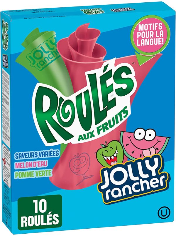 Betty Crocker Gluten Free Fruit Roll-Ups Variety Pack Jolly Rancher Green Apple and Watermelon, 141 Grams - Image 5