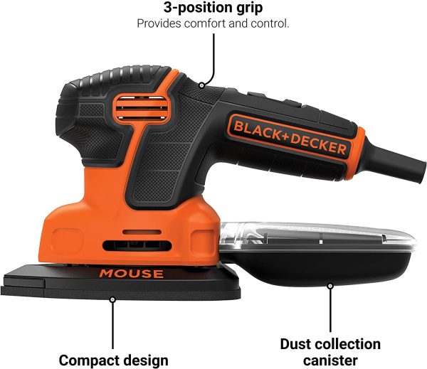 BLACK+DECKER BDEMS600 Mouse Detail Sander - Image 5