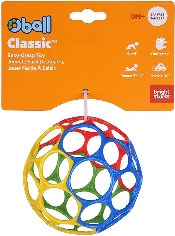 Oball Classic Ball - Red, Yellow, Green, Blue - Image 2