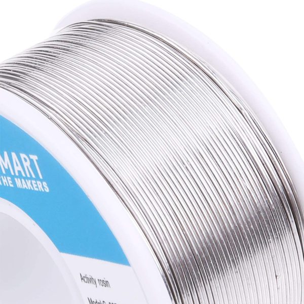 0.6mm Solder Wire 63/37 Tin/Lead Sn63Pb37 with Flux Rosin Core for Electrical Soldering (100g /0.22lbs) - Image 4