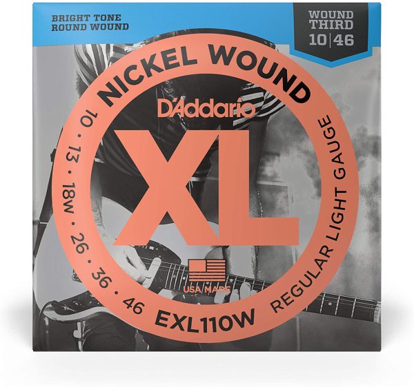 Strings Electric D'Addario EXL-110W Nick R/Lt Wd 3rd 10-46 - Image 4