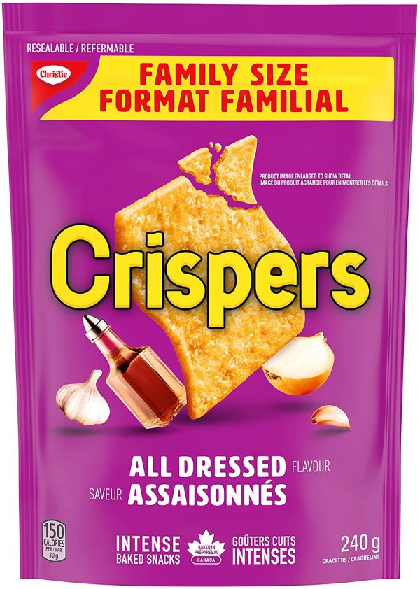 All Dressed Family Size Crackers, 240g - Image 3