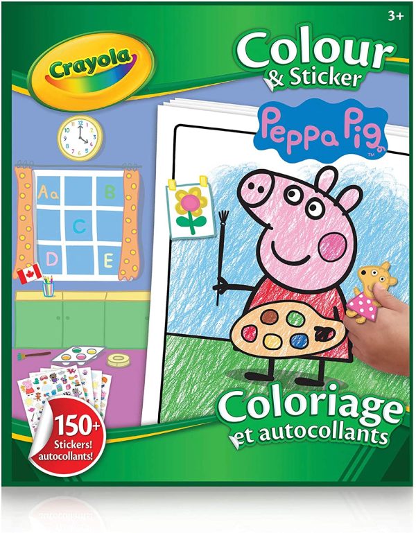 Crayola - Color & Sticker Book Peppa Pig