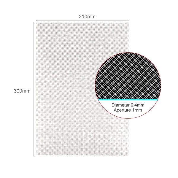 5PACK Stainless Steel Woven Wire Mesh ??Air Vent Mesh12x8.2??(300X210mm)??Hard and Heat-Resistant Woven Wire 20 Mesh Corrosion-Resistant Metal Woven Mesh??for Animal Cage Net,Cabinets Mesh - Image 7