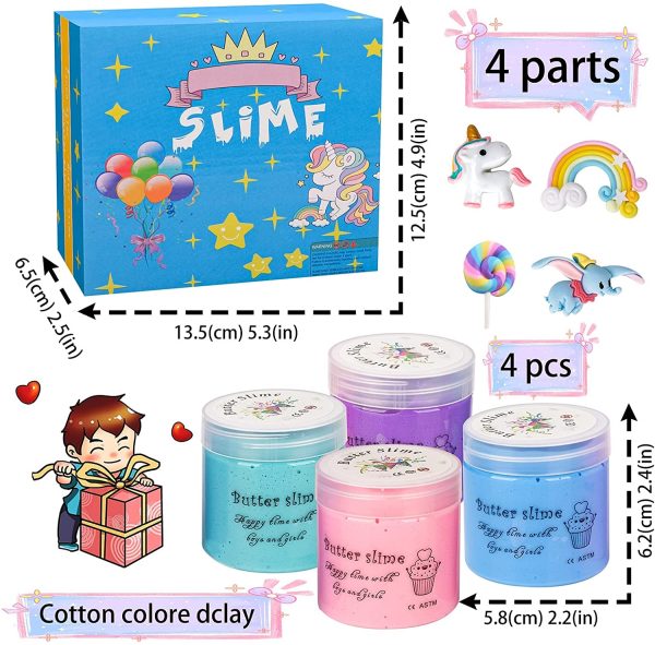 Slime Making Kit 4 Pcs & 7 Pcs for Boys and Girls - Ideal Kids Xmas Gifts - Image 3