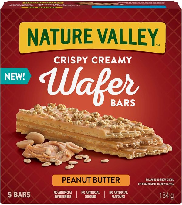 NATURE VALLEY Crispy Creamy Wafer Bars Peanut Butter, 5 Count - Image 4