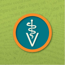 Veterinarian medical symbol. Illustration