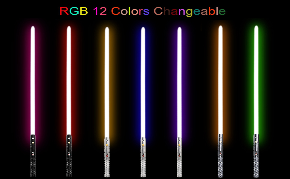 RGB Colors Smooth Swing Light Saber