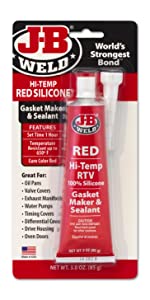 J-B Weld Red Silicone Sealant