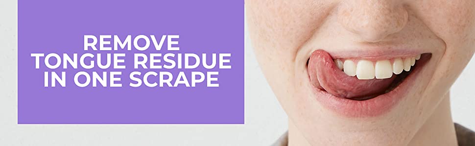 remove tongue residue in one scrape