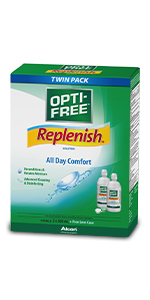 opti-free, replenish, contact solution