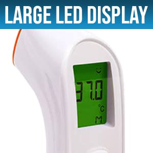 large led display temperature thermometer adult baby