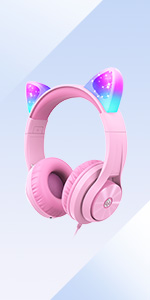 iClever HS20 Cat Ear Kids Headphone