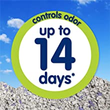 Controls odor up to 14 days 